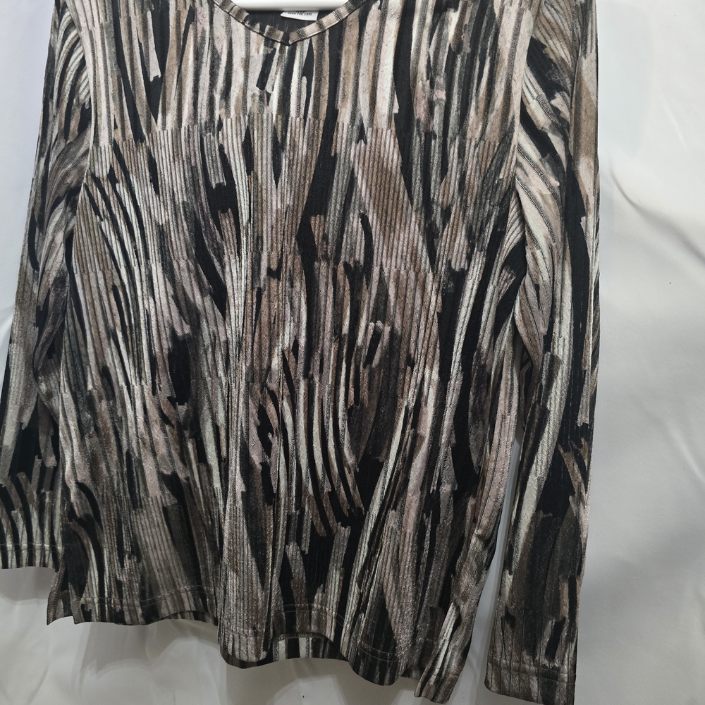 BonWorth Multicolor Abstract Long Sleeve Top